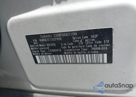 2018 Subaru Outback 3.6R Touring из США, поврежденный, VIN 4S4BSETC1J3221026